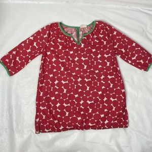 Mini Boden Girls 7-8yrs Polka Dot Long Sleeve Dress